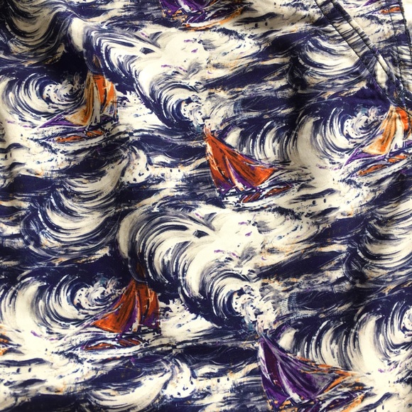 Size 38 ONIA Mens Calder Mediterranean Sails Swim Short - Picture 11 of 13